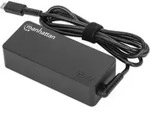 MANHATTAN USB-C Power Delivery Laptop-Netzteil 65 W abnehmbares EU-Stromkabel
