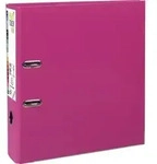 Exacompta 10x Ordner Prem'Touch au&szlig;en PP R&uuml;cken 80mm A4 Maxi Himbeer 53359E
