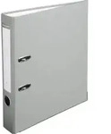 Exacompta 20x Ordner PP, + 2 Ringen, R&uuml;cken 50mm, 32x29cm A4, Grau, 915416B