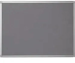 Pinnwand Maya FA0342170 Aluminiumrahmen Filz 90x60cm grau