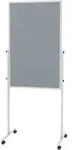 MAUL Moderationstafel MAULsolid 6366082 Filz grau/WB 120x75cm