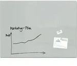 Glas-Whiteboard Artverum 120x90x1,8cm grau