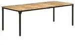 vidaXL Esstisch 220x100x76 cm Raues Mangoholz