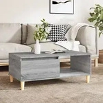 vidaXL Couchtisch Grau Sonoma 90x50x36,5 cm Holzwerkstoff