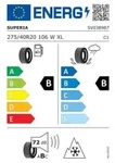 SUPERIA Winterreifen 275/40 R20 TL 106W BLUEWIN SUV2 XL BSW M+S 3PMSF
