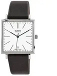 Dugena Herren-Armbanduhr Dessau Carr&eacute;e, Quarz, Edelstahlgeh&auml;use, Saphirglas, 5 bar