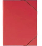 Brunnen FACT!plus, Envelope folder, A3, Karton, Rot, 600 g/m2, Gummiband