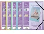 Exacompta 10x Ordnungsmappe A4 PP 3 Klappen 8 F&auml;cher sortiert 56279E