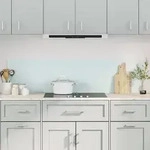 vidaXL K&uuml;chenr&uuml;ckw&auml;nde 2 Stk. Wei&szlig; 80x50 cm Hartglas