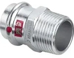 VIEGA Uebergangsstueck PRESTABO 1111, 559038 22x3/4, aus unlegiert.Stahl m.Mehrk.+AG
