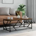 vidaXL Couchtisch Braun Eichen-Optik 100x50x40 cm Holzwerkstoff