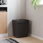 vidaXL Duo M&uuml;lleimer Anthrazit 2x25 L