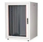 Roline Basic - Schrank Netzwerkschrank - Glas T&uuml;r, 800 x 800 (B x T)