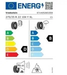 VREDESTEIN Winterreifen 275/35 R22 TL 104Y WINTRAC PRO+ XL BSW M+S 3PMSF