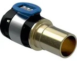 Geberit GE FlowFit &Uuml;bergang Mapress RG+ mit Einschubende, d32 x 28mm, 1 Stk.
