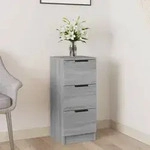 vidaXL Sideboard Grau Sonoma 30x30x70 cm Holzwerkstoff