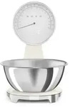 Smeg KSF01CRWW, Elektronische K&uuml;chenwaage, 5 kg, 1 g, Cremefarben, Kunststoff,