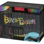 FABER-CASTELL Dreikant-Buntstifte Black Edition, Stifterolle