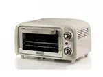 ARIETE - Mini-Backofen Vintage Beige weiss/hellgruen 10 Liter