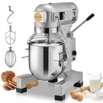 VEVOR Kommerzieller K&uuml;chenmixer, 10 l kommerzieller Standmixer mit 3...