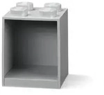 LEGO B&uuml;cherregal 4 Noppen Grau