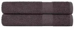 vidaXL Saunat&uuml;cher 2 Stk. Anthrazit 80x200 cm 360 g/m2 100% Baumwolle