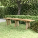 vidaXL Gartenbank 160 cm Massivholz Kiefer Impr&auml;gniert