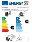 LANDSAIL Ganzjahresreifen 215/60 R16 TL 103/101T 4-SEASONS VAN 2 C 6PR BSW M+S...