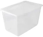 "keeeper Aufbewahrungsbox "bea", 52 Liter, PP, transparent"