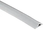 Hama Flexibler Kabelkanal, selbstklebend, halbrund, 180 x 3 x 1 cm, PVC, Grau