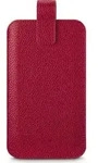 Hama Handytasche, universal, f&uuml;r Handys mit 16,0 x 8,9 x 1,2 cm, Kunstleder, Rot