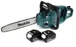 Makita DUC 355 T2 Akku Kettens&auml;ge 36V ( 2x18V ) Brushless 35 cm + 2x 5,0 Ah Akku -