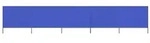 vidaXL 5-teiliges Windschutzgewebe 600 x 120 cm Azurblau