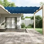 vidaXL Senkrechtmarkise Blau 140x800 cm Oxford-Gewebe