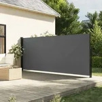 vidaXL Seitenmarkise Ausziehbar Anthrazit 180x600 cm