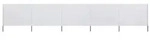 vidaXL 5-teiliges Windschutzgewebe 600 x 160 cm Sandwei&szlig;