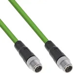 InLine&reg; Industrie Netzwerkkabel, M12 8-pin X-kodiert St./St. Cat.6A PUR, 20m