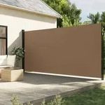 vidaXL Seitenmarkise Ausziehbar Taupe 220x300 cm