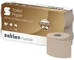 Toilettenpapier Satino PureSoft 66540 2-lag.64 RL &agrave; 250 Bl.=16000 Bl&auml;tter SATINO