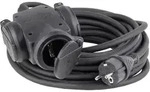 AS Schwabe 60450 Strom Verl&auml;ngerungskabel 16A Schwarz 30.00cm H07RN-F 3G 1,5mm2