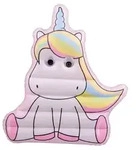Happy People 77486 - Luftmatratze - Einhorn mit Wackelaugen (75x50cm) unicorn Kinder