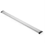 ROLINE Kabel-Br&uuml;cke, Aluminium, 92 x 22 mm, silberfarben, 1,1 m Klettb&auml;nder /