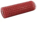 vidaXL Drahtzaun Stahl mit PVC-Beschichtung 10x0,5 m Rot