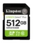 Kingston 512 GB SDXC Canvas Select Plus KINGSTON Gen3 150MB/s C10 UHS-I U3 V30