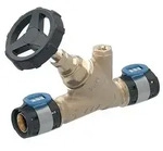 Geberit FlowFit Schr&auml;gsitz-Absperrventil, DN 25, 32mm, Bronze, CuSn4Zn2PS