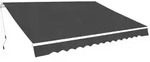 vidaXL Gelenkarmmarkise 350 cm Anthrazit
