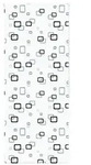 vidaXL Duschrollo 100x240 cm Stoffbreite 96 cm