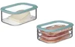 Mepal | K&auml;se- und Wurstdosen-Set Meat and Cheese | Nordic Green | Modula
