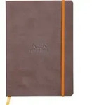 Rhodia Notizbuch A5 Softcover, 80 Bl 90g, dot/kariert, Schokoladenbraun 117453C