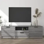 vidaXL TV-Schrank Grau Sonoma 140x35x40 cm Holzwerkstoff